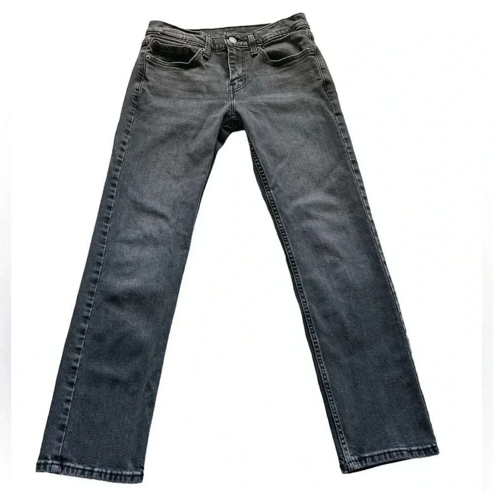 Levi’s 514 Men’s denim straight stretch gray Midrise size 28x28 Classic Comfort